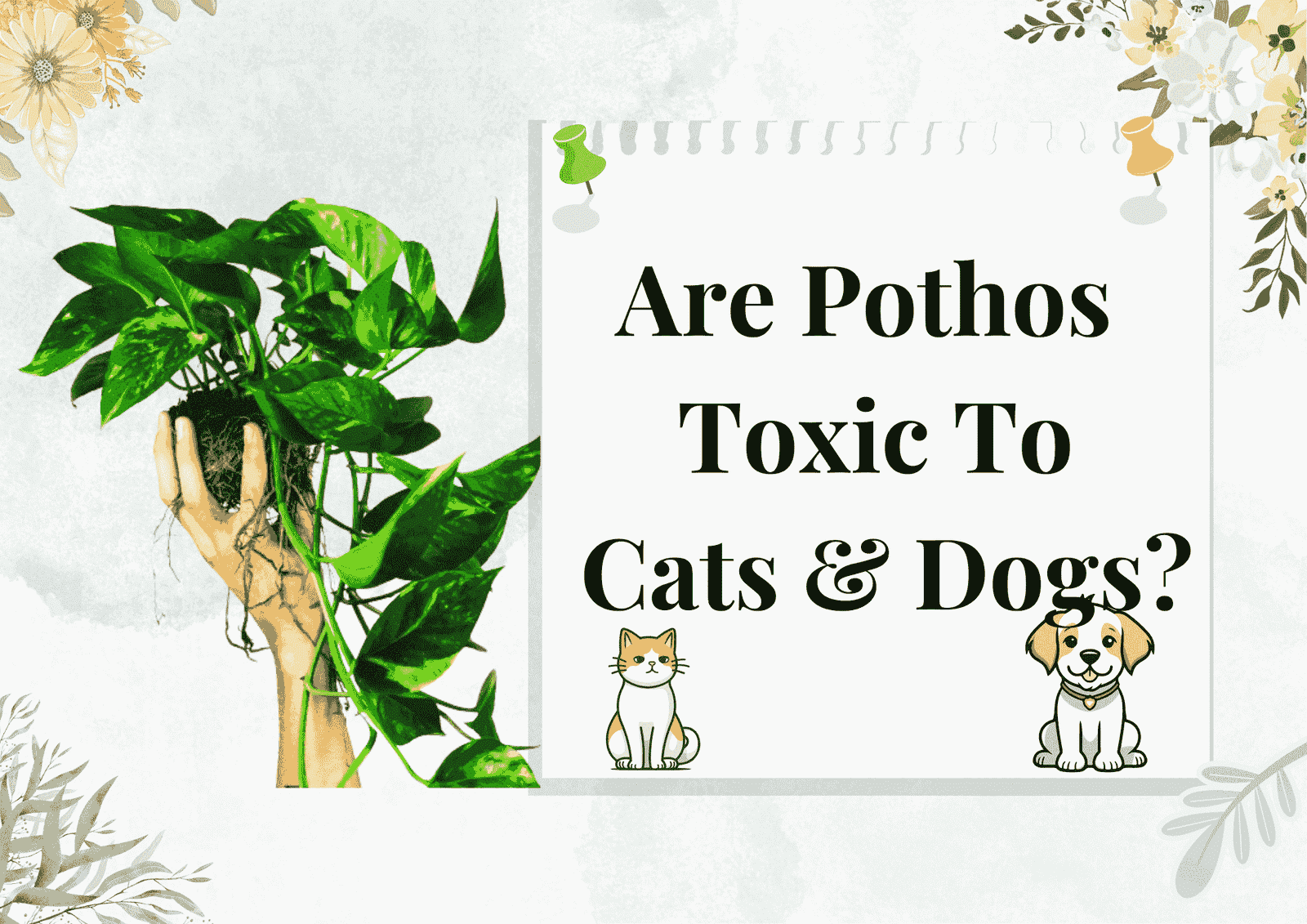 You are currently viewing Are Pothos Toxic To Cats and Dogs?